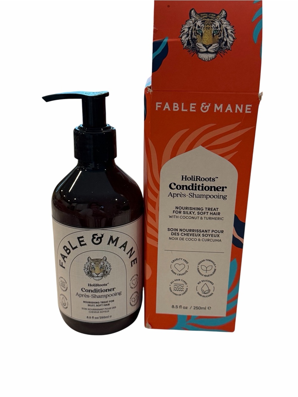 Fable & Mane HoliRoots Conditioner 8.5 fl oz Full Size New Box Coconut Turmeric